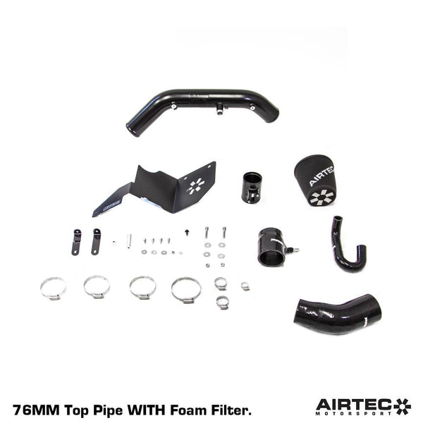 AIRTEC MOTORSPORT RS-STYLE 76MM TOP INDUCTION PIPE FOR FIESTA ST180