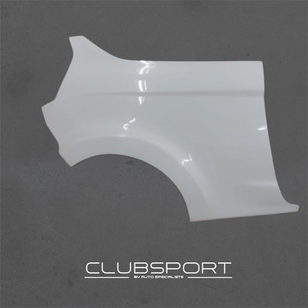 CLUBSPORT BY AUTOSPECIALISTS LIGHTWEIGHT COMPOSITE WIDE ARCH REAR QUARTER PANELS (PAIR) FOR FIESTA MK7 INCL. ST180