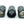 Load image into Gallery viewer, BMW M2C M3 M4 CARBON FIBRE M EXHAUST TIPS GLOSS BLACK X4
