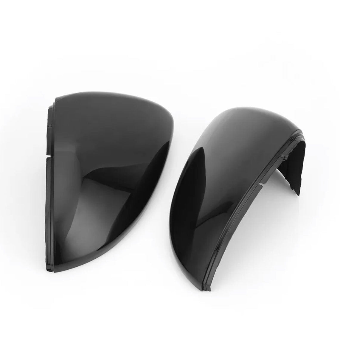 Gloss Black Wing Mirror Cover Caps Casing For VW Golf Mk7 Mk7.5 R